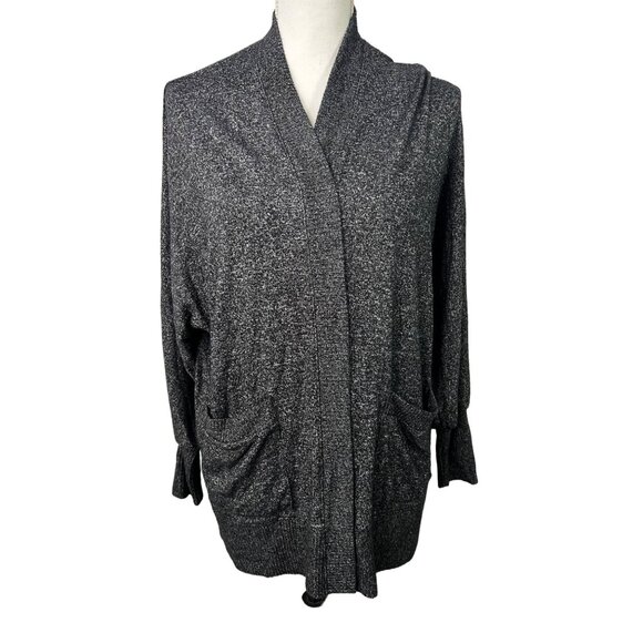 Open Front‎ Cardigan Duster Pockets Long Sleeve Knit Gray size XS - Picture 1 of 8